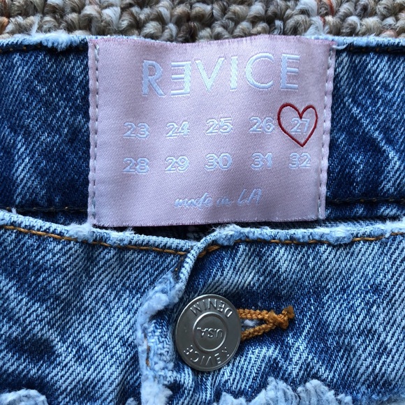 REVICE Denim Ziggy Crops / Blurred Lines - Picture 6 of 8